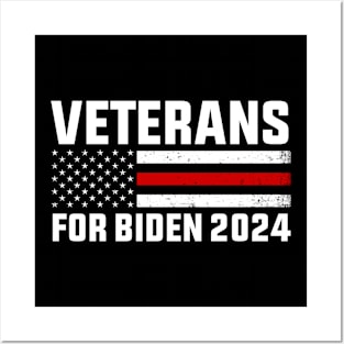 Veterans for Biden 2024 Posters and Art